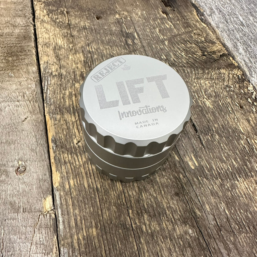 REJECT 4 Piece SLIVER Grinder With Accessories LIFETIME WARRANTY Made with parts that have a scratch, dent or off color