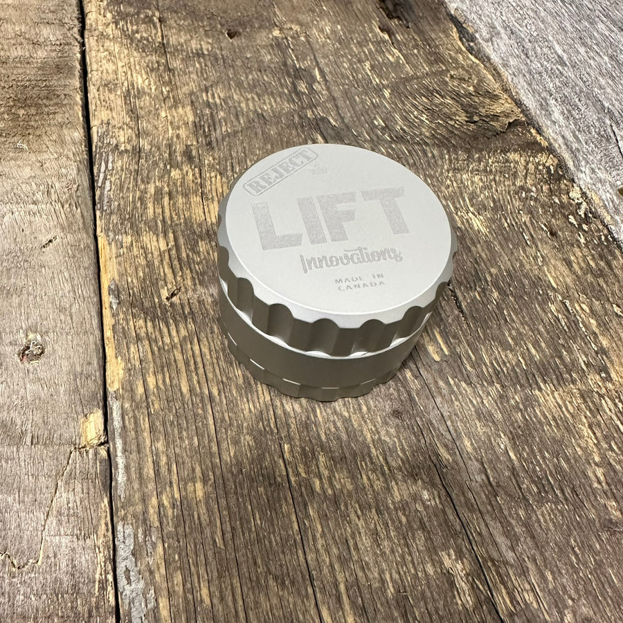 REJECT 3 Piece SILVER Grinder LIFETIME WARRANTY Made with parts that have a scratch, dent or off color