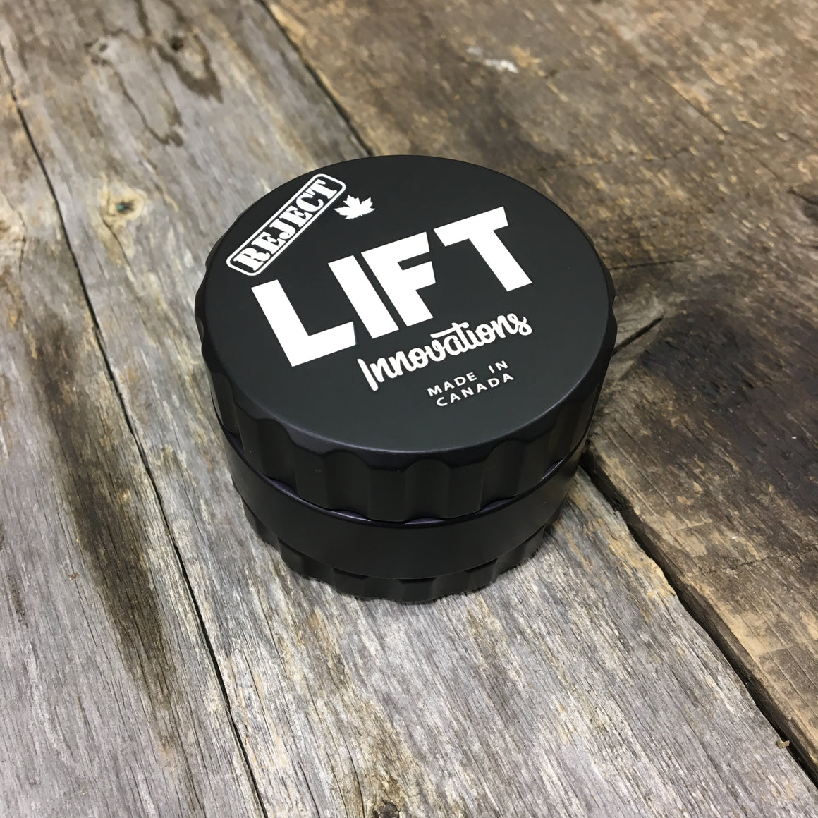 REJECT 3 Piece BLACK Grinder LIFETIME WARRANTY Made with parts that have a scratch, dent or off color