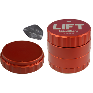 4 Piece RED Grinder PRE-ORDER for May 2024