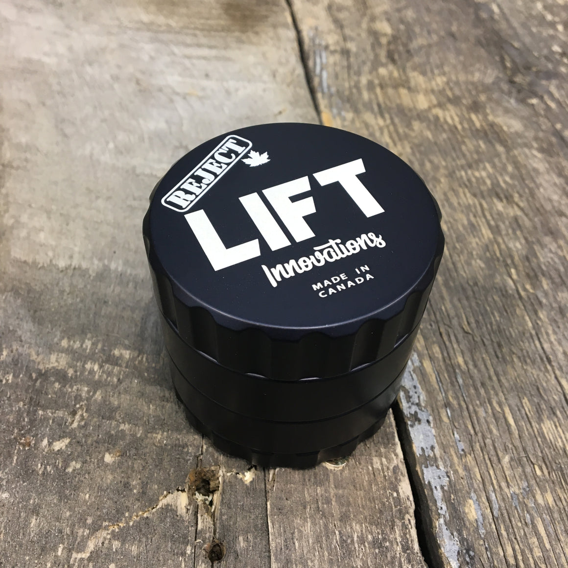 REJECT 4 Piece BLACK Grinder LIFETIME WARRANTY Made with parts that have a scratch, dent or off color